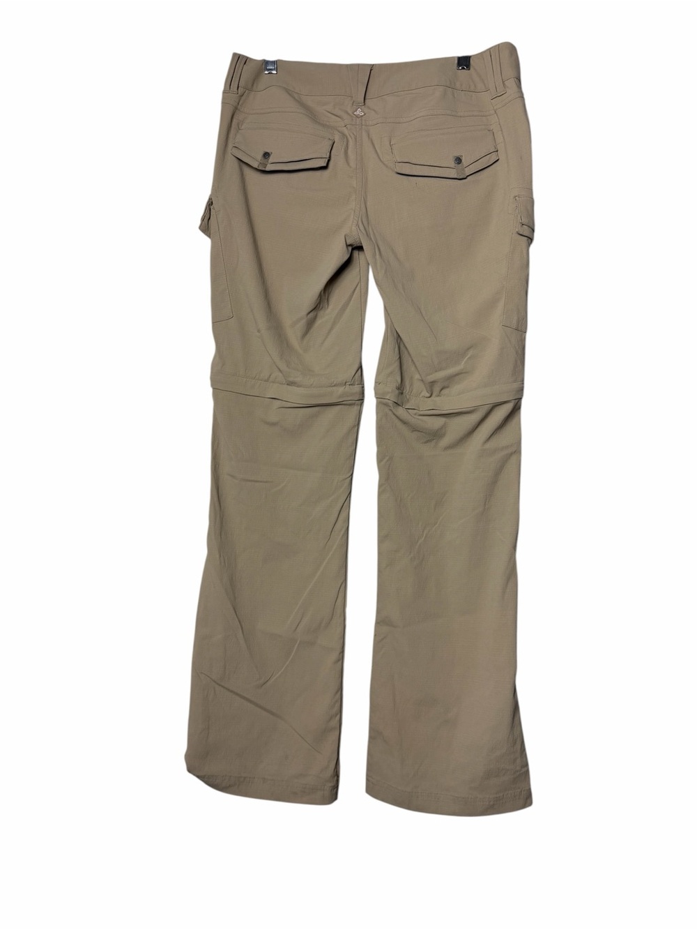 Prana Halle Hiking Pants Rollup and Convertible Size 4 Khaki Removable Pant Leg - Picture 6 of 11